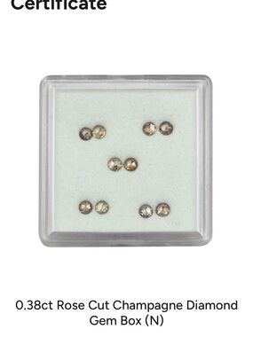 Champagne Diamond Gem Box